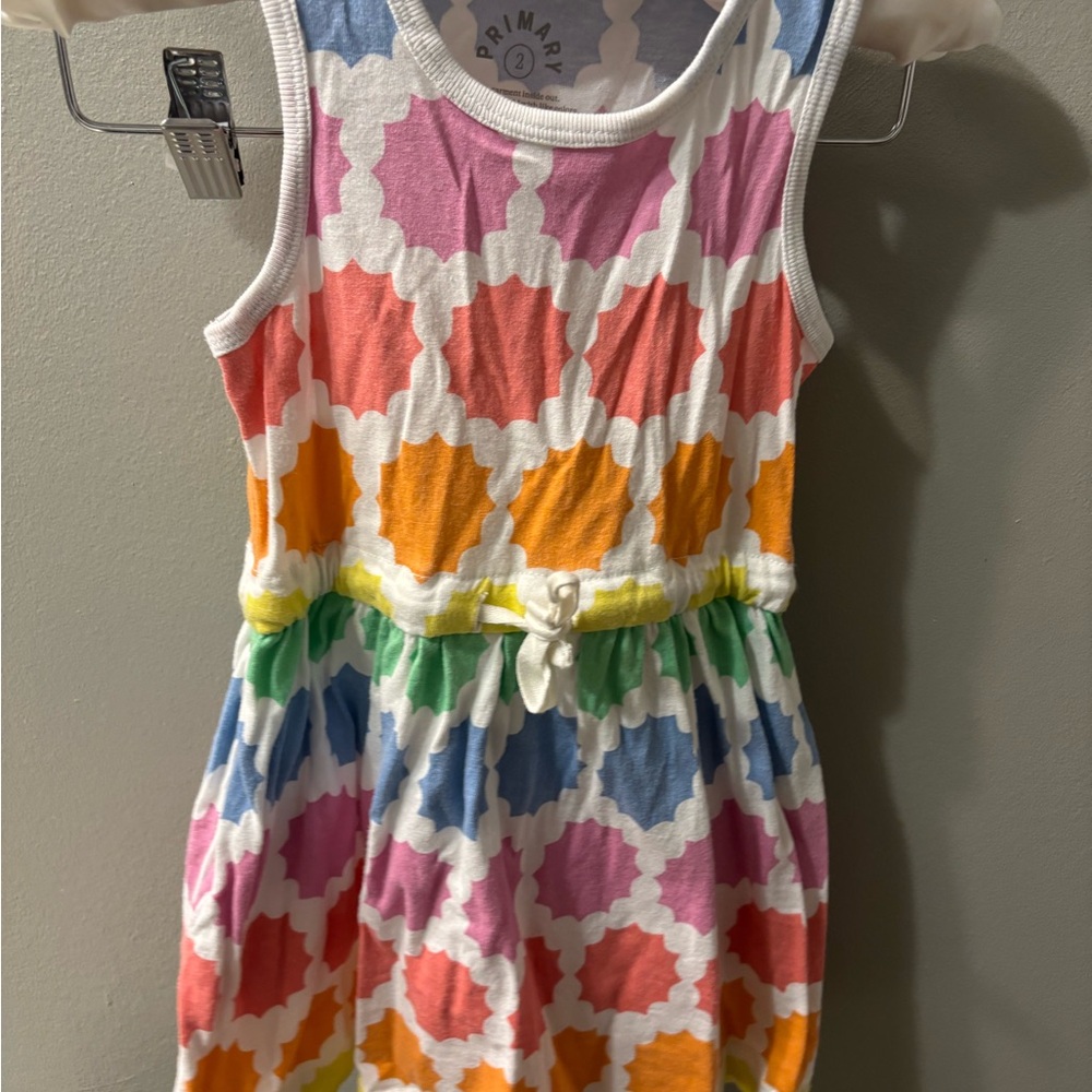 Colorful Geometric Kids Dress by Primary